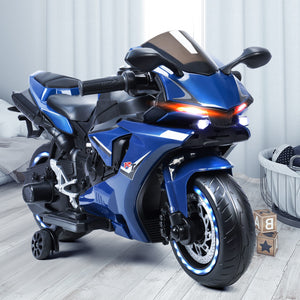 12V Kids Electric Ride-On Dirt Bike Motorcycle with LED Lights 9mph Trend Times 3