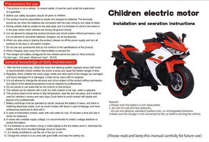 12V Kids Electric Ride-On Dirt Bike Motorcycle with LED Lights and Hand Drive Trend Times 9