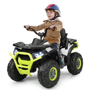 12V Kids Electric Ride-On 4-Wheeler ATV Toy Car with 2 Speeds and LED Lights Trend Times 1