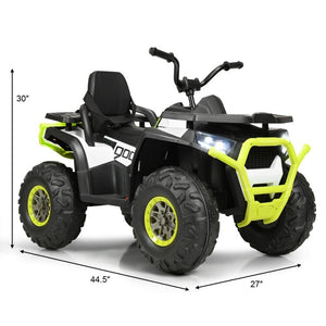 12V Kids Electric Ride-On 4-Wheeler ATV Toy Car with 2 Speeds and LED Lights Trend Times 3