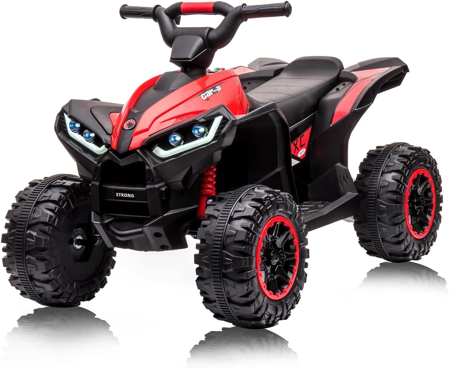 12V Kids Electric Ride-On ATV Quad 4-Wheeler Toy with Music and LED Lights Trend Times 1