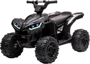 12V Kids Electric Ride-On ATV Quad 4-Wheeler Toy with Music and LED Lights Trend Times 3