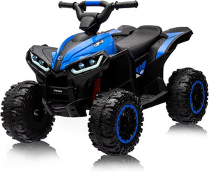 12V Kids Electric Ride-On ATV Quad 4-Wheeler Toy with Music and LED Lights Trend Times 5