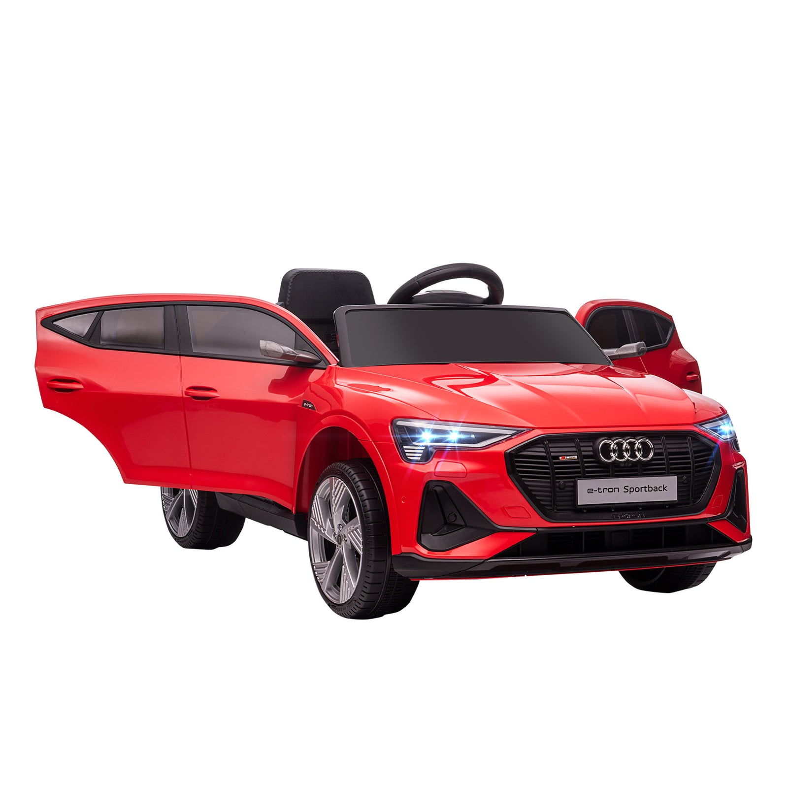 12V Electric Ride-On Audi E-Tron Car for Kids with Battery and Parental Remote Control Trend Times 0