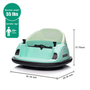 12V Electric Ride-On Bumper Car for Kids and Toddlers with Remote Control Trend Times 2