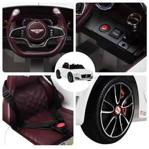 12V Kids Electric Ride-On Car Licensed Bentley with 4 Wheels, LED Lights, and Parent Remote Control Trend Times 6