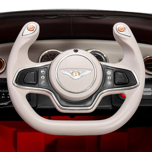 12V Kids Electric Ride-On Car with Remote Control and LED Lights Bentley Style Toy Trend Times 1