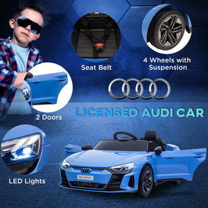 12V Kids Electric Ride-On Car Licensed Audi RS e-tron GT Trend Times 4
