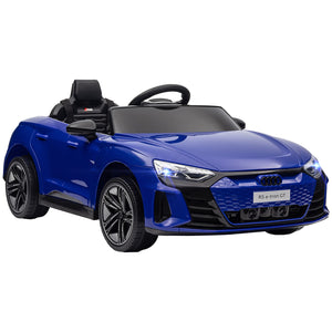 12V Kids Electric Ride-On Car Licensed Audi RS e-tron GT Dark Blue Trend Times 2