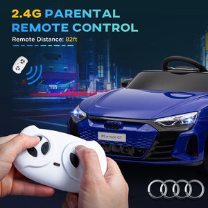 12V Kids Electric Ride-On Car Licensed Audi RS e-tron GT Dark Blue Trend Times 4
