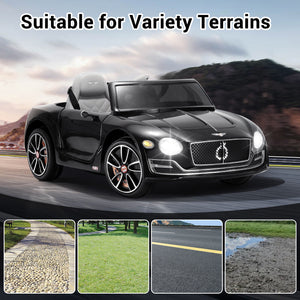12V Kids Electric Ride-On Car with Remote Control Licensed Bentley Style Toy Trend Times 2