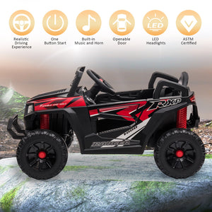 12V Kids Electric Off-Road UTV Ride-On Truck with LED Headlights Trend Times 14