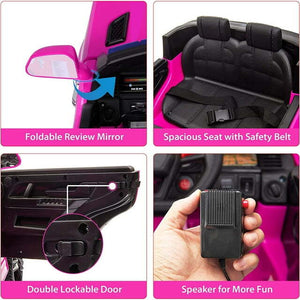 12V Kids Electric Ride-On Police SUV Truck Toy with Remote Control and Music Trend Times 7