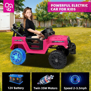 12V Kids Electric Ride-On Truck Car with Remote Control, Twin 35W Motors, 3.5 MPH Max Speed Trend Times 2