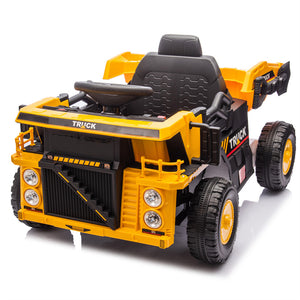 12V Kids Ride-On Dump Truck with Remote Control, Speeds 1.2-3.1 MPH, Toy for Ages 3-5 Trend Times 17