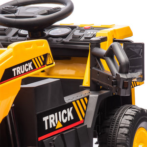 12V Kids Ride-On Dump Truck with Remote Control, Speeds 1.2-3.1 MPH, Toy for Ages 3-5 Trend Times 7