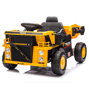 12V Kids Ride-On Dump Truck with Remote Control, Speeds 1.2-3.1 MPH, Toy for Ages 3-5 Trend Times Variant 0