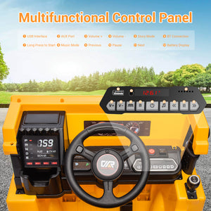 12V Kids Ride-On Electric Dump Truck with Remote Control, Shovel, MP3, and USB Player Trend Times 2