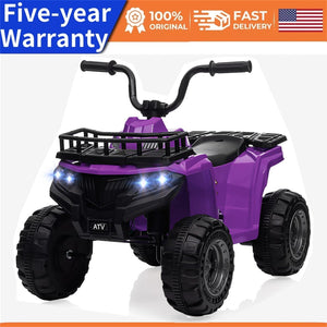 12V Kids Electric Ride-On 4-Wheeler ATV Quad with LED Lights and 1.8 MPH Speed Trend Times 1