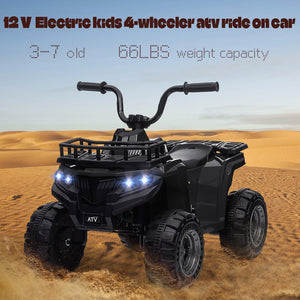 12V Kids Electric Ride-On 4-Wheeler ATV Quad with LED Lights and 1.8 MPH Speed Trend Times 6