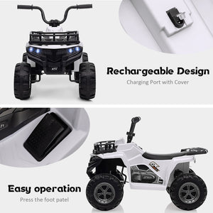 12V Kids Electric Ride-On ATV Car Toy with Bluetooth Features Trend Times 1