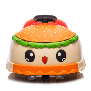 12V Kids Electric Ride-On Bumper Car with Parent Remote Control Realistic Hamburger Design Trend Times 10