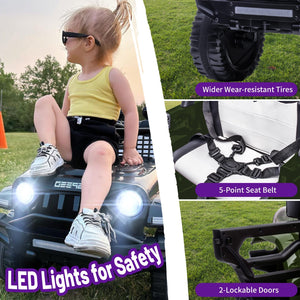 12V Kids Electric Ride-On Car with Battery Power, Remote Control, and Bluetooth Wheel Toy Trend Times 1