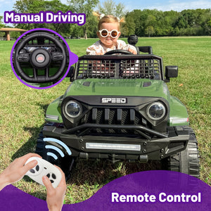 12V Kids Electric Ride-On Car with Battery Power, Remote Control, and Bluetooth Wheel Toy Trend Times 3