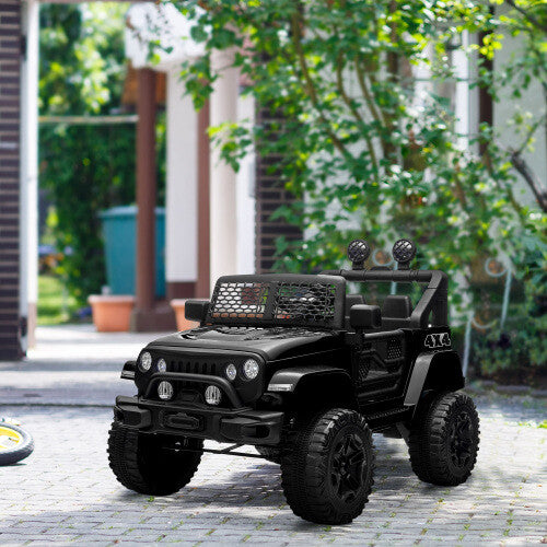 12V Kids Electric Ride-On Car with Power Wheels, LED Lights, Music, and Remote Control Trend Times 0