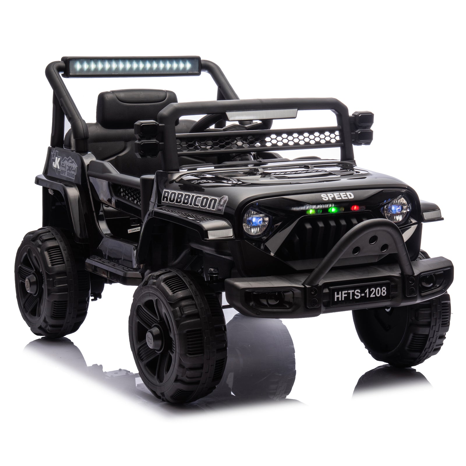 12V Kids Electric Ride-On Truck Car with Parental Remote Control and LED Lights Toy Trend Times 0