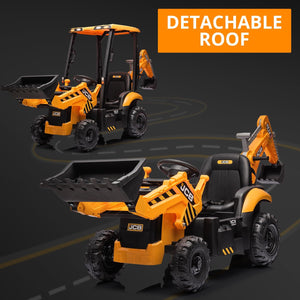 12V Kids Electric Ride-On Vehicle 4-in-1 Excavator and Bulldozer with Remote Control Trend Times 3