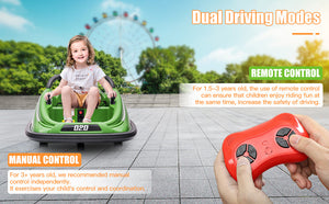 12V Kids Electric Ride-On Ground Loader Tractor Bumper Car with 360 Degree Rotation Trend Times 20