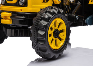 12V Battery-Powered Kids Ride-On Excavator Front Loader Construction Vehicle Trend Times 11