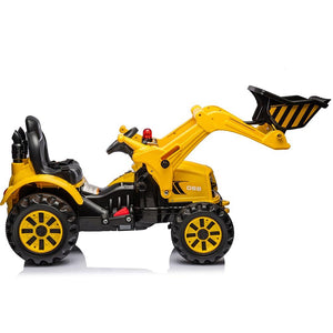 12V Battery-Powered Kids Ride-On Excavator Front Loader Construction Vehicle Trend Times 2