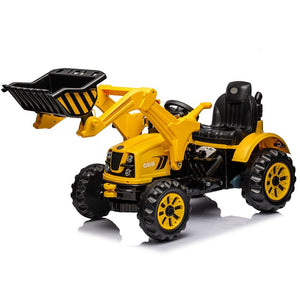 12V Battery-Powered Kids Ride-On Excavator Front Loader Construction Vehicle Trend Times 8