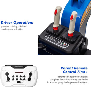 12V Kids Ride-On Excavator Truck with Remote Control and Electric Digging Arm Trend Times 11