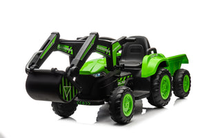 12V Kids Electric Ride-On 3-in-1 Excavator and Tractor with Detachable Trailer Trend Times Variant 0
