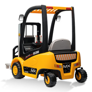 12V Kids Ride-On Forklift Battery Powered Toy with Liftable Fork and Pallet Trend Times 14