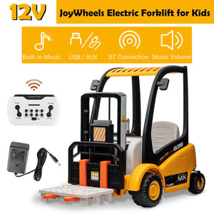 12V Kids Ride-On Forklift Battery Powered Toy with Liftable Fork and Pallet Trend Times Variant 0
