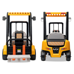 12V Battery-Powered Kids Ride-On Forklift Car with Remote and Liftable Top Fork Pallet Trend Times 14