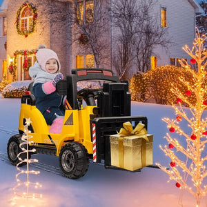 12V Electric Kids Ride-On Forklift Construction Toy Car with Remote Control Trend Times 9