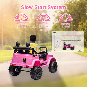 12V Electric Kids Ride-On Jeep 2-Seater with Remote Control and LED Lights Trend Times 4