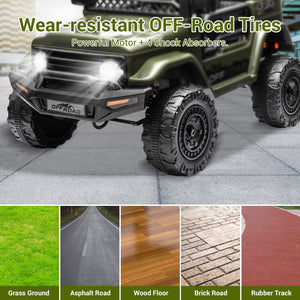 12V Electric Kids Ride-On Jeep 2-Seater with Remote Control and LED Lights Trend Times 7