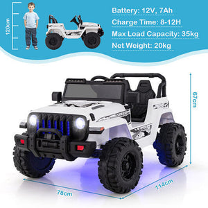 12V Kids Ride-On Jeep Car with 2.4G Remote Control and Music Trend Times 3