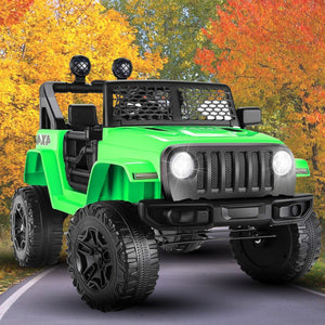 12V Electric 2-Seater Kids Ride-On Jeep Truck with Remote Control, MP3, LED Lights, and 7AH Battery Trend Times 1