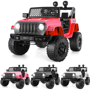 12V Electric 2-Seater Kids Ride-On Jeep Truck with Remote Control, MP3, LED Lights, and 7AH Battery Trend Times 7
