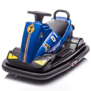 12V Kids Ride-On Motor Bumper Car with 360-Degree In-Place Rotation System Trend Times Variant 0