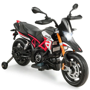 12V Kids Ride-On Licensed Motorcycle with Sounds and Music, Red Trend Times 0