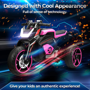 12V Battery-Powered Electric Ride-On 3-Wheel Kids Trike Motorcycle Trend Times 3