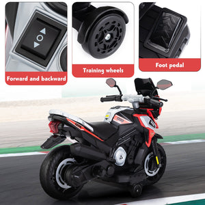 12V Battery-Powered Kids Ride-On Off-Road Motorcycle with Music Trend Times 21